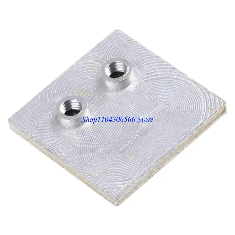 02DD 1PC Aluminum Water Cooling Block for CPU Graphics Radiator Heatsink Silver