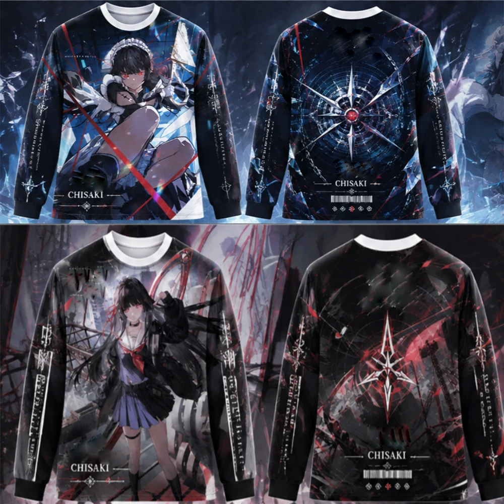 2027 New Movie Resident Evil 3d Graphic Print T-shirt Men Women Fashion Large Size Long Sleeve Tops Tees Mens Clothing Masculina