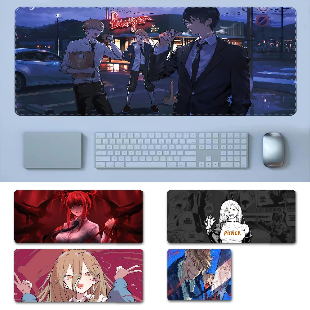 Chainsaw Man Mousepad Boy Pad Laptop Gaming Mice Mousepad Size for Game Keyboard Pad for Gamer