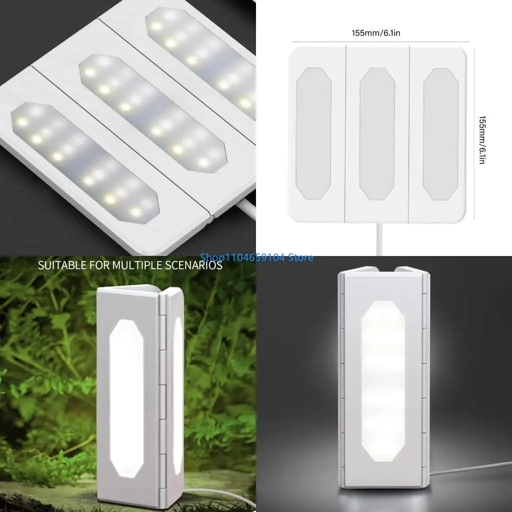 

3 части складывания USB Light 15W 3000LM с изменчивым углом для спальни мастерской