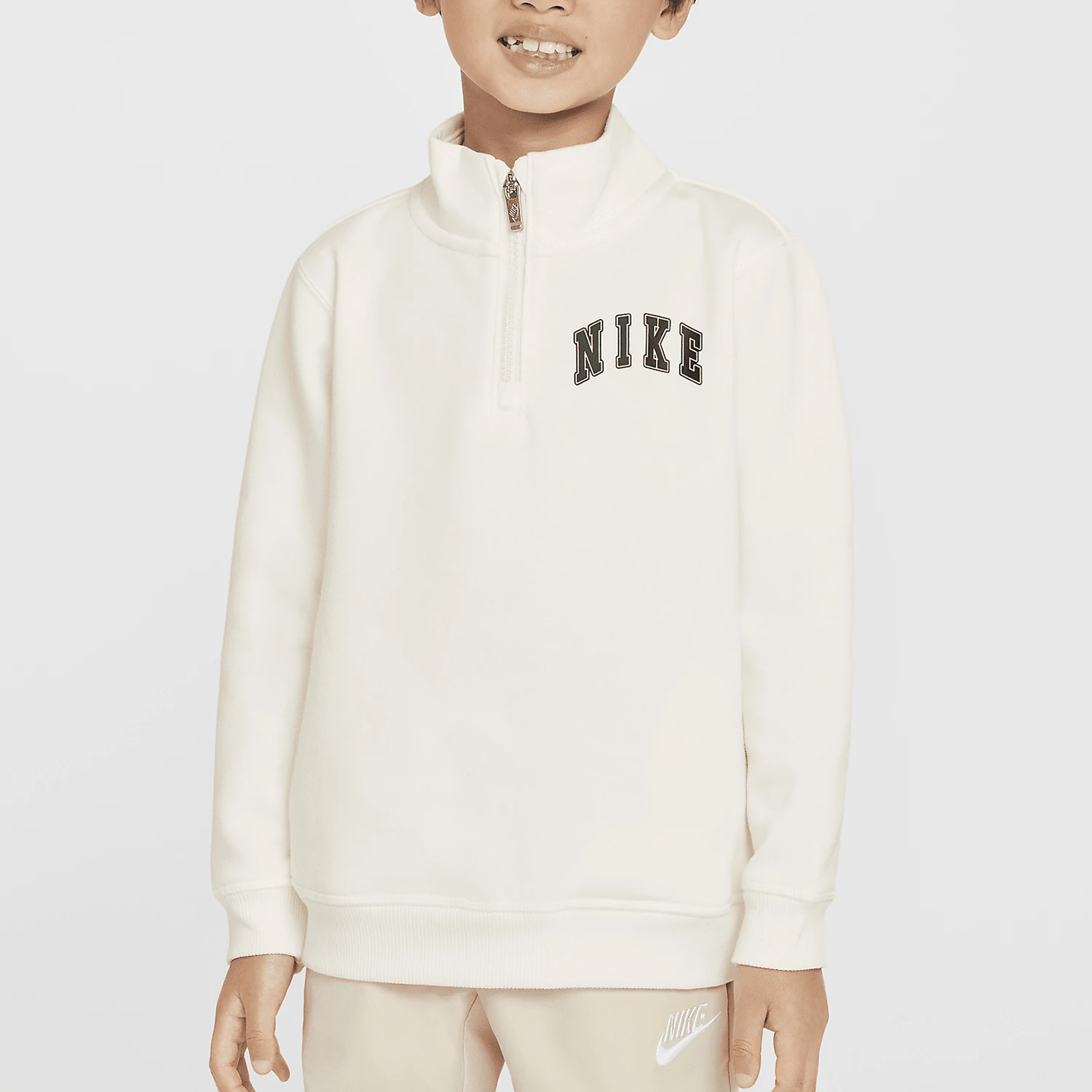 

Nike Official 2024 New Kids' Fleece Simple Breathable Loose Sweatshirt IB2551-133