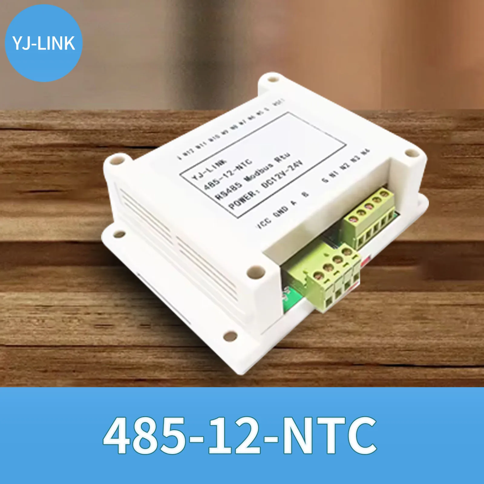 12-Channel NTC Temperature Transmitter 10K Thermistor To RS485 Modbus RTU Communication Temperature Collector