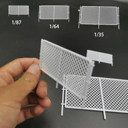 Filet d'isolement ABS pour chemin de fer, mini échelle 1/35 1/64 1/87, scène de table de sable bricolage, clôture modèle R64.