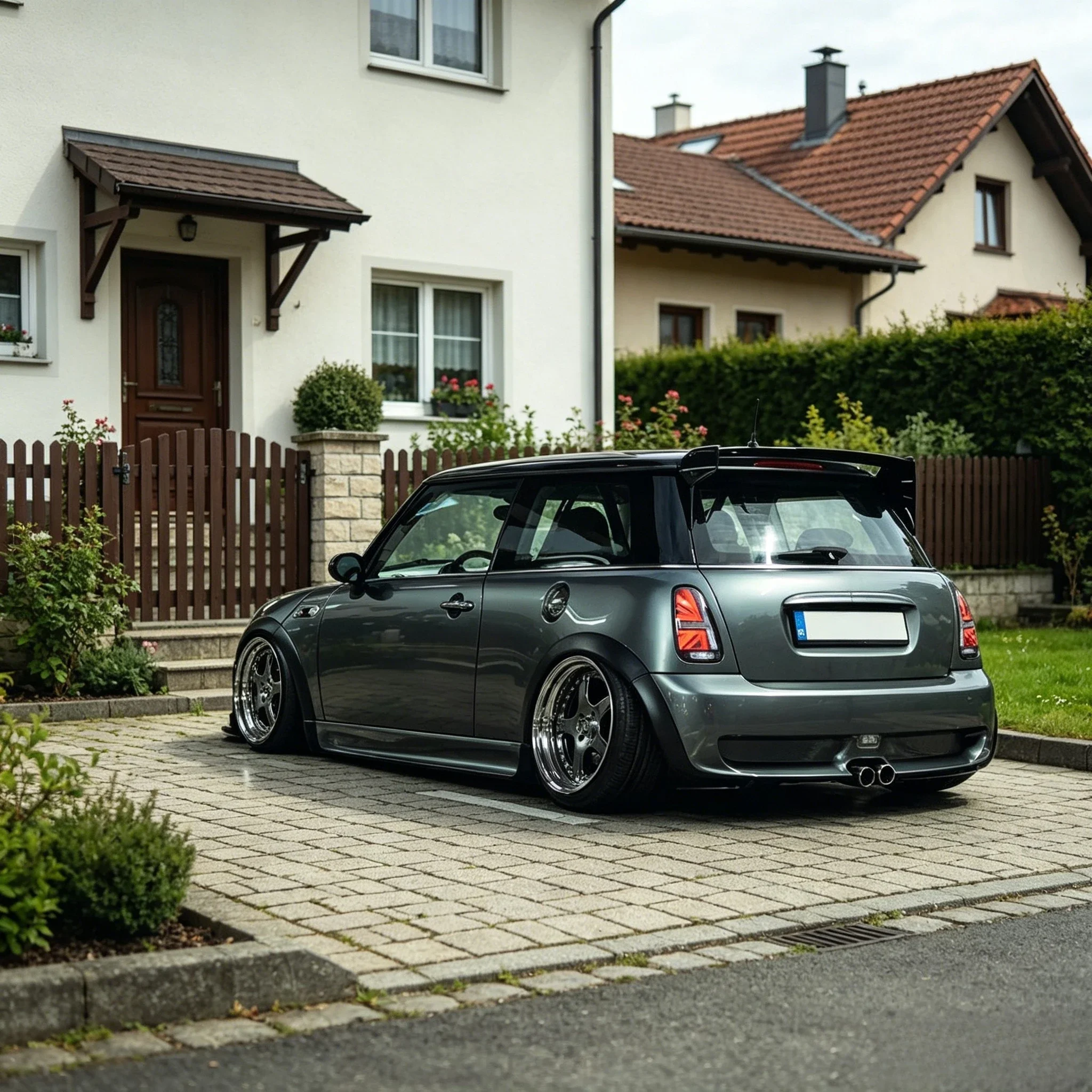 E-Mark ECE-geprüfte Union Jack Voll-LED-Rückleuchten für Mini Cooper R50 R52 R53 1. Generation 2001-2006 |   Dynamisches Sequenzielles Bernsteinfarbenes Blinklicht DRL Rückleuchten-Set |   UK