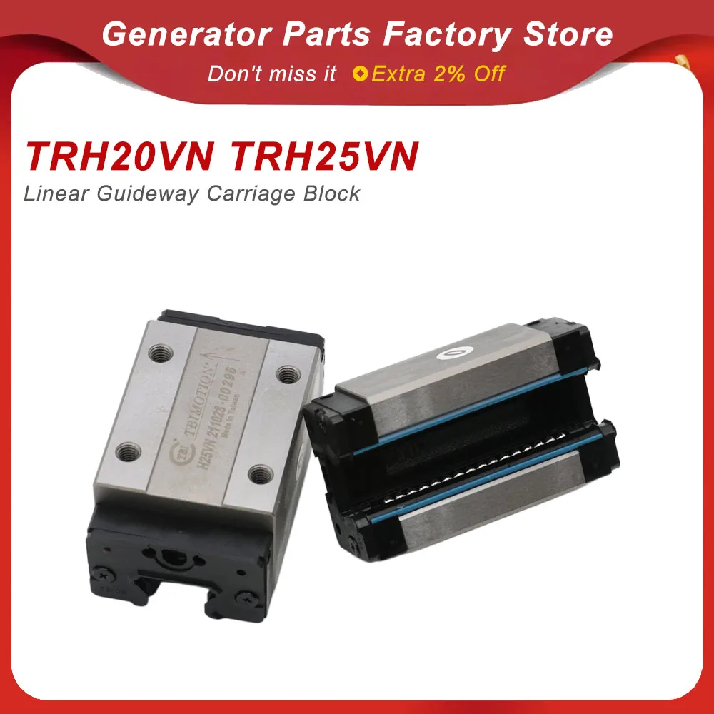 TBI Linear Guide Slider TRH20VN TR H20VN TRH20VL H20VL Block TBIMOTION Linear carriage linear bearing