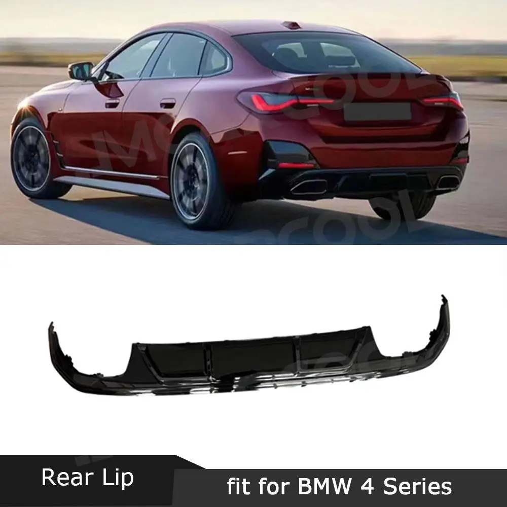 

Dry Carbon Fiber/ABS Rear Bumper Diffuser for BMW 4 Series G26 425i 430i M Sport Sedan 2021+ Rear Lip Extension Car Accessories