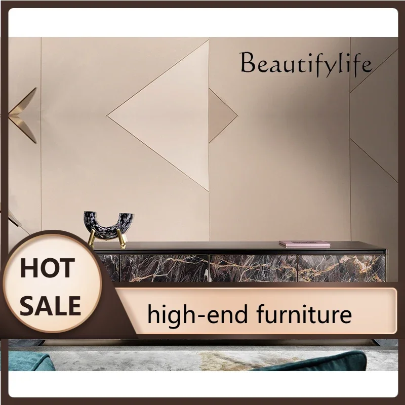 X Italian Light Luxury Home Living Room TV Cabinet Post-modern Simple Locker Designer Special Floor Cabinet