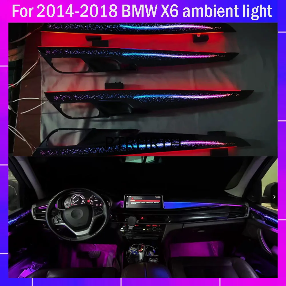 

Upgraded Car Ambient Lighting New Kit for BMW X5 X6 F15 F16 (2014-2018) - Automatic Color Changing Atmosphere Light