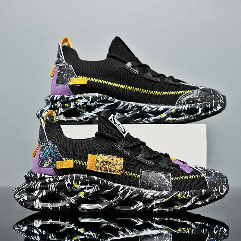 Without Heel Lace-up Trainners Shoes Men Casual Lace Basketball Men's Sneakers Size 50 Sports Trnis Brand Name Beskets