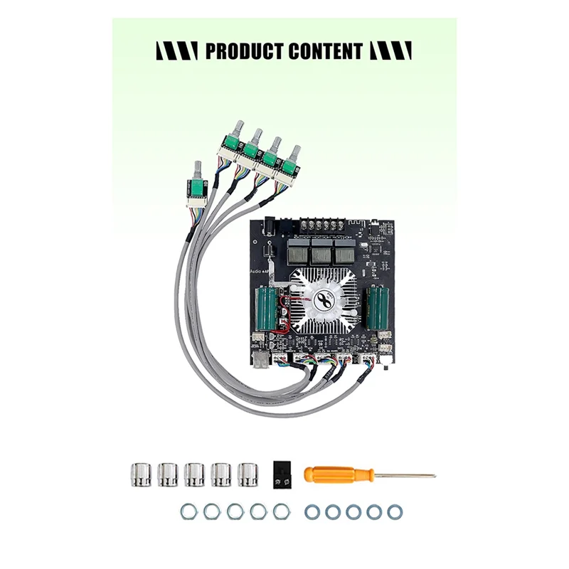 A29F-ZK-HT21 160Wx2 + 220W APP التحكم بلوتوث مضخم الطاقة الرقمي 2.1 قناة TDA7498E وحدة الصوت