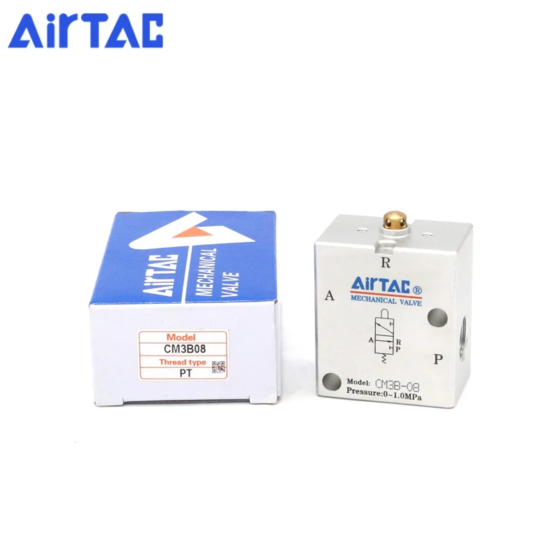 Picture 4: AirTAC CM3B05 CM3B06 CM3B08 3/2 Way Basic Type Pneumatic External Control Mechanical Valve
