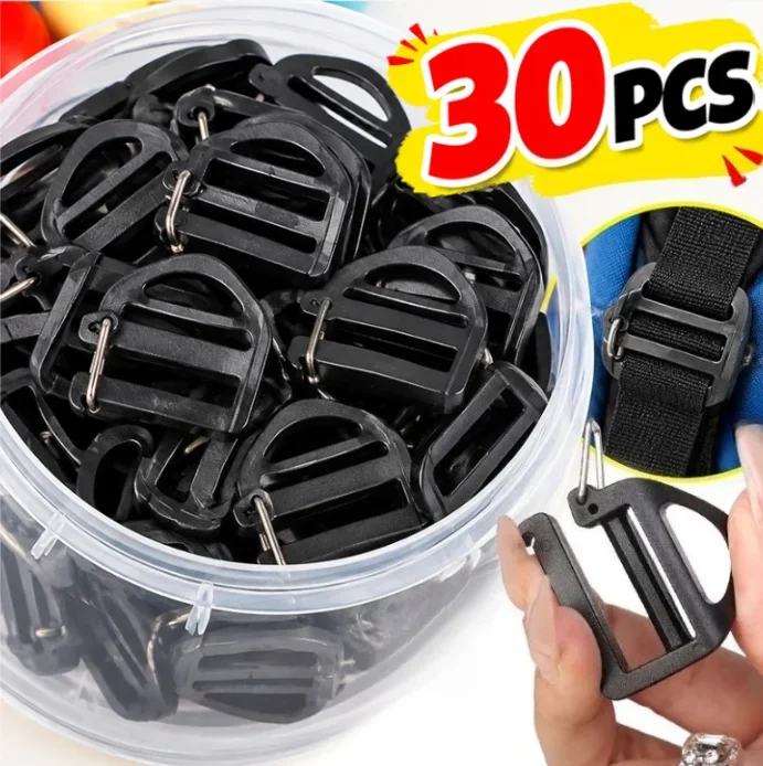 25mm Webbing Replacement Buckle No Sew Backpack Strap Adjustment Repair Hardware Webbing Buckle No Sew Hiking Bag Repair Parts