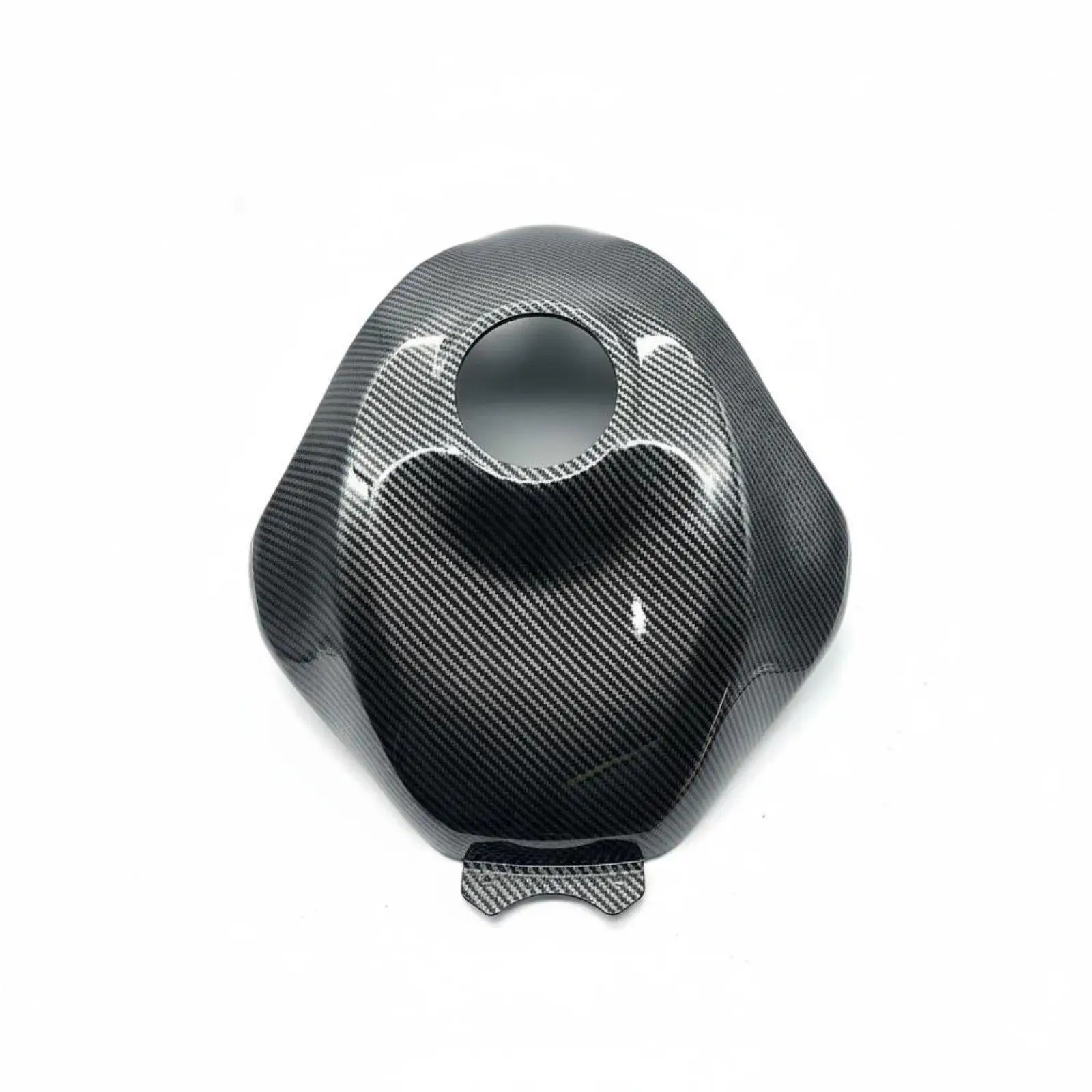 Motorcycle Tank Protector Cover for 600cc 636 2009-2019 ABS Molded Body Panel Water Transfer Print Carbon Fiber Style Easy