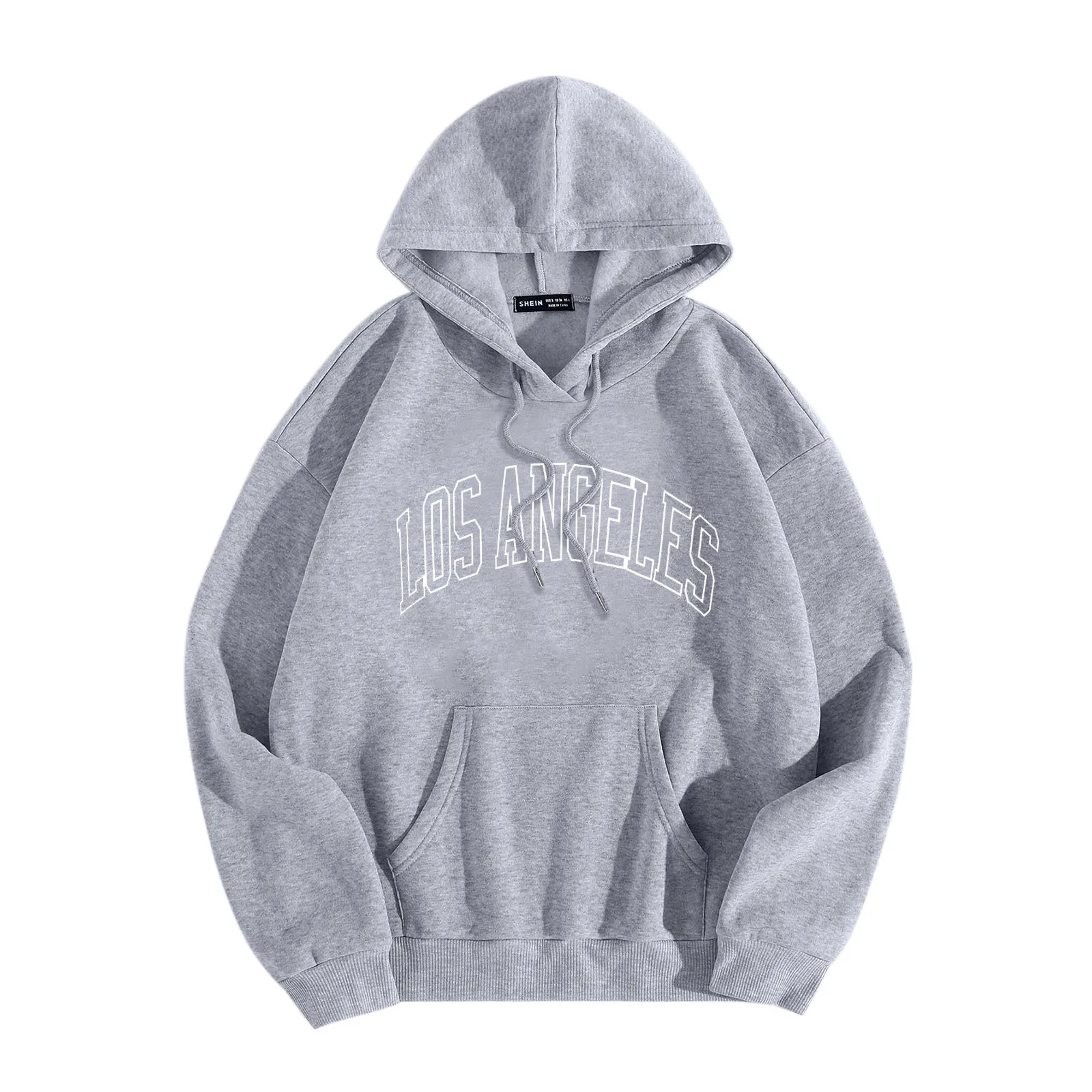 

Men Hoodie Unisex Letter Graphic Print Hooded Long Sleeve Drawstring Sweatshirt Sports Tops Fleece Tracksuit Fall Winter Outwear