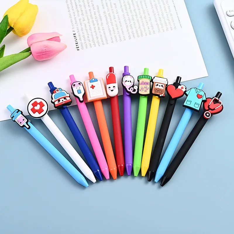 10pcs Nurse Pens Funny Best Cute Nurses Pen Set Accessories for Work, Nursing Student, Medical Assistant