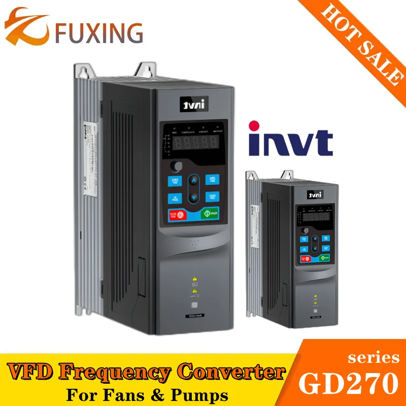

INVT Inverter GD270-5R5-4 GD270-7R5-4 VFD Frequency Converter 380V Drive 5.5kw 7.5kw For 3Phase Motor Speed Control In Store