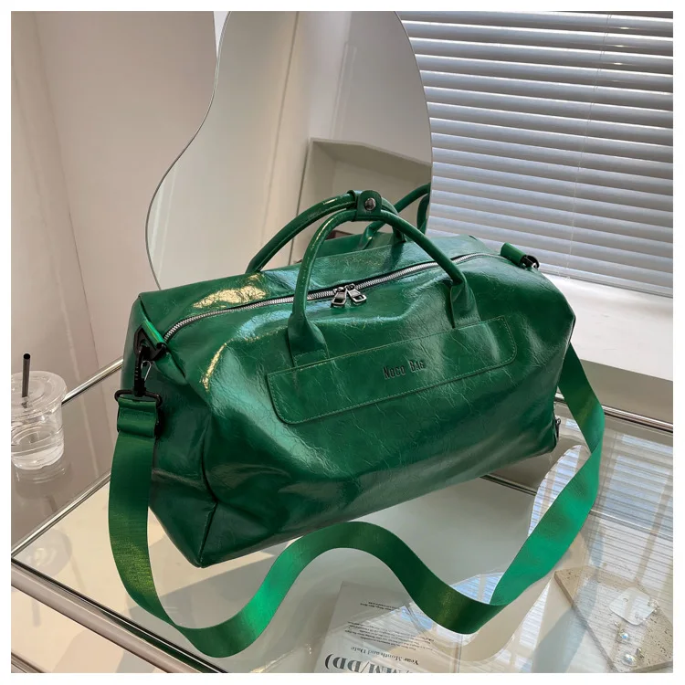 

Outdoor travel bag men's and women's PU shoulder bag fitness bag luggage bag