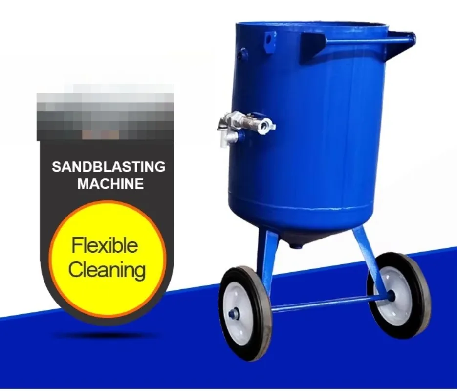 Small Workshop Sandblasting Equipment Integrated Design Sandblaster Compact Layout Saving Factory Space