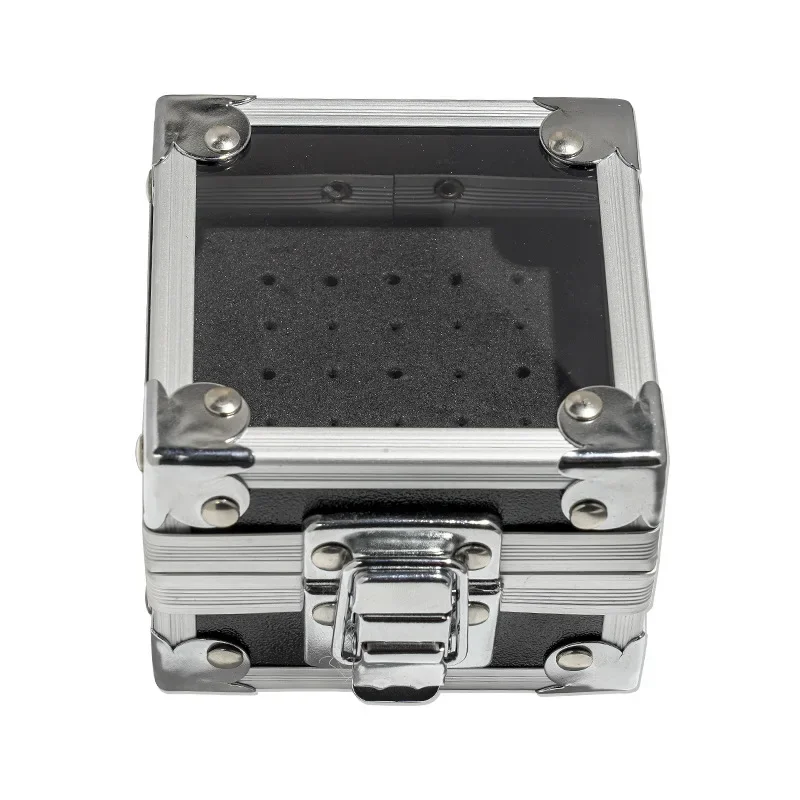 25 löcher Nail art Bohrer Lagerung Box Maniküre Schleifen Polnischen Kopf Bit Halter Display Nägel Bohrer Bits Organizer Display-ständer