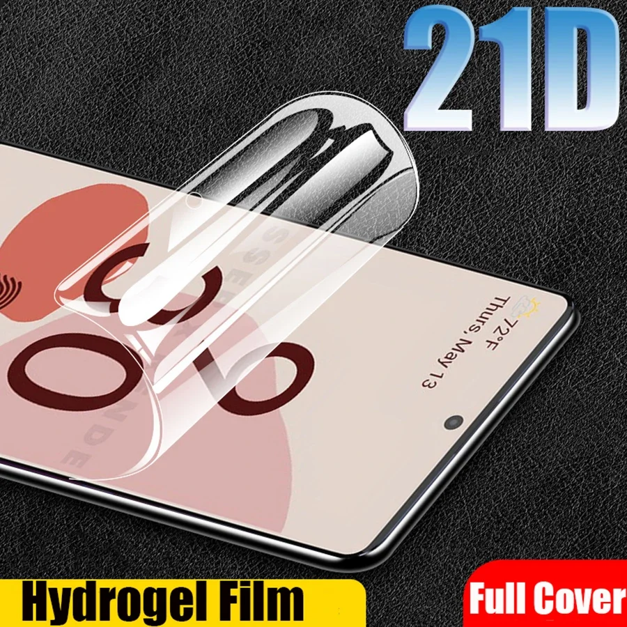 21D Soft Silicone Hydrogel Film For Google Pixel 7 6 5 4XL 4 7a 3 XL Full TPU Screen Protector For Google Pixel 6 8 Pro 4a 5a 5G