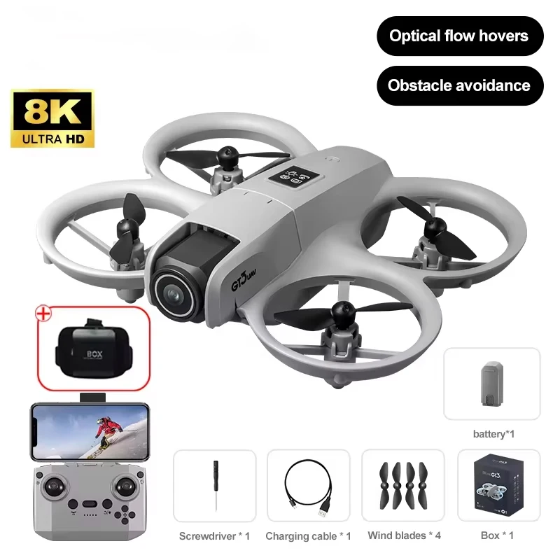 Lenovo Gt3 Max Drone 8k Hd Luchtfotografie Groot scherm Optische stroompositionering Borstelloze intelligente obstakelvermijding