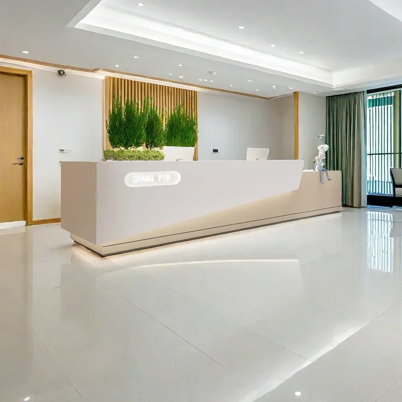 Salon Reception Desk Computer Furniture Help Home Counter Counters For Small Store Business Executive Office Cashier Table Cafe