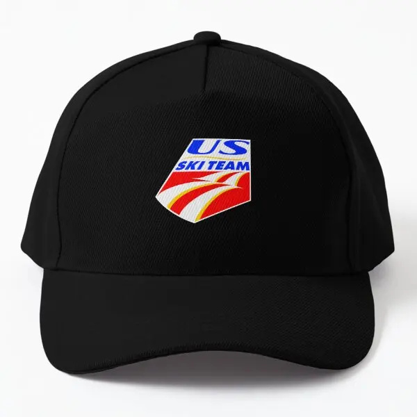 Us Ski Team  Baseball Cap Hat Summer Mens Printed Black Casual Outdoor Sport Bonnet  Spring  Casquette Czapka Solid Color Boys