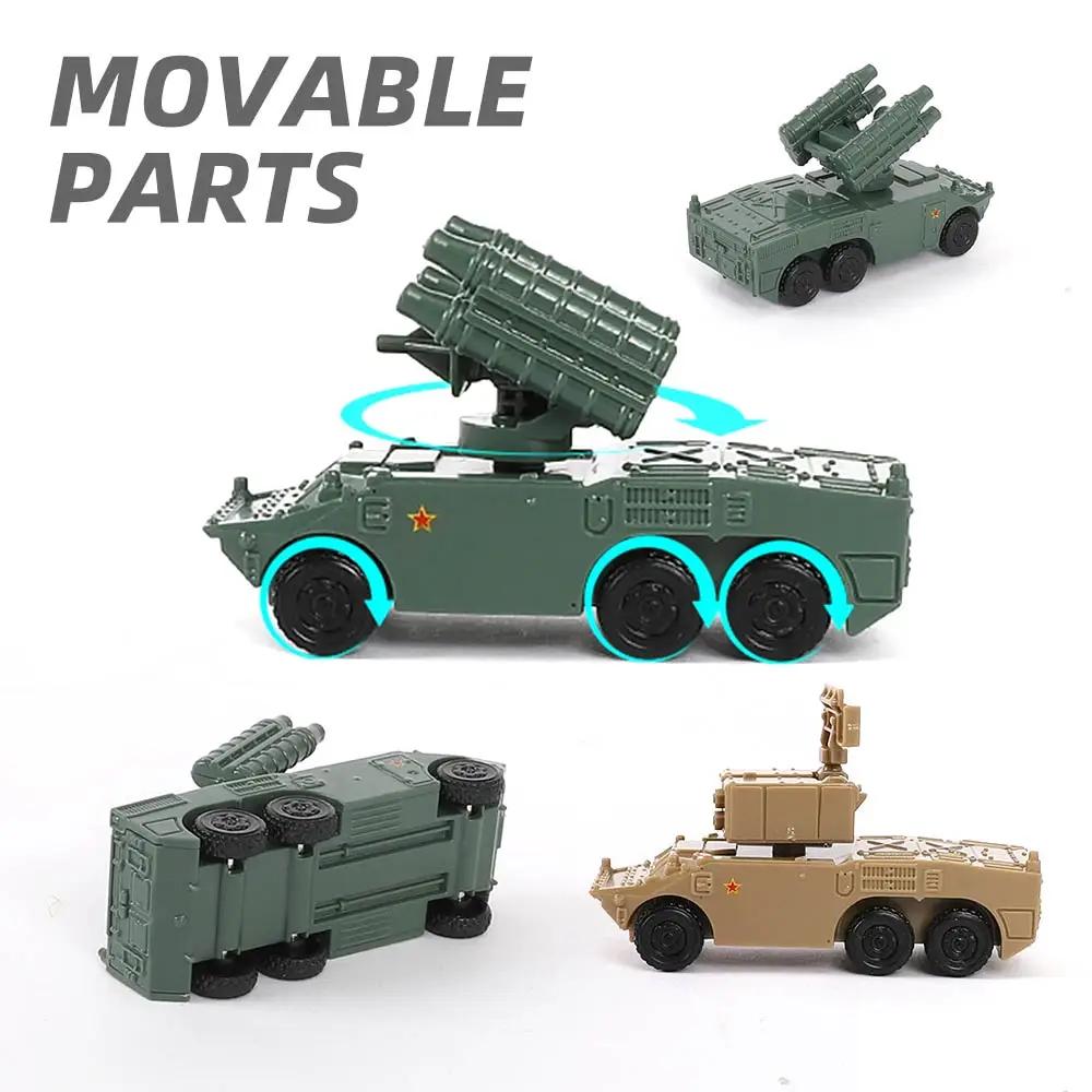ViiKONDO Spielzeug im Maßstab 1:144, Militärmodellbausatz, China HQ-7B, Flugabwehrraketenwerfer, Radar, Fahrzeug, Armee, Montage, Diorama, Hobby