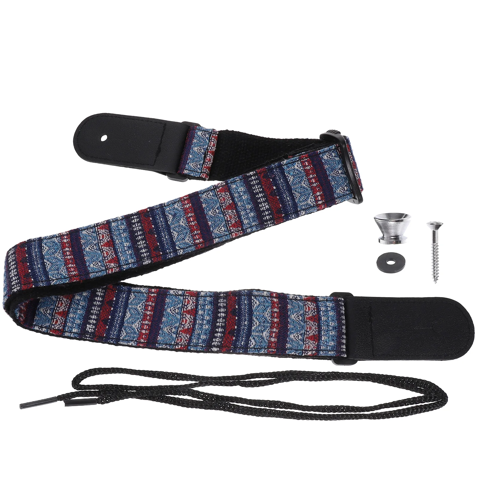 

1pc Adjustable Ukulele Shoulder Premium Material Comfortable Durable Printing Design Gift Festival Birthday Ukulele Strap Belt