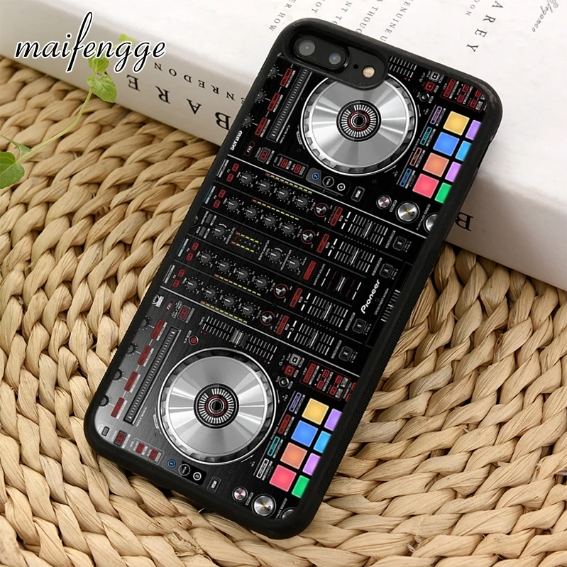 maifengge dj music control phone Case cover For iPhone 15 16 14 Plus 11 12 13 Pro XR XS max plus