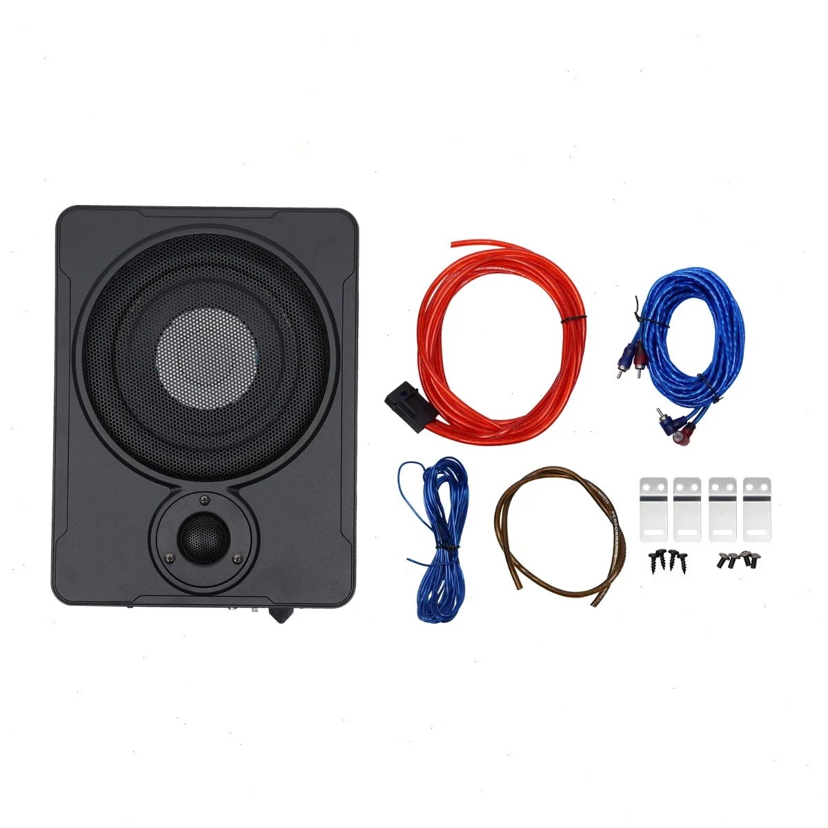 Car Subwoofer, Under Seat Active Subwoofer, 600W, 8 Inch, Built-in Amp, Slim Design, Deep Bass, HiFi Sound, for Car Audio, Stereo System, with Remote Control view 8