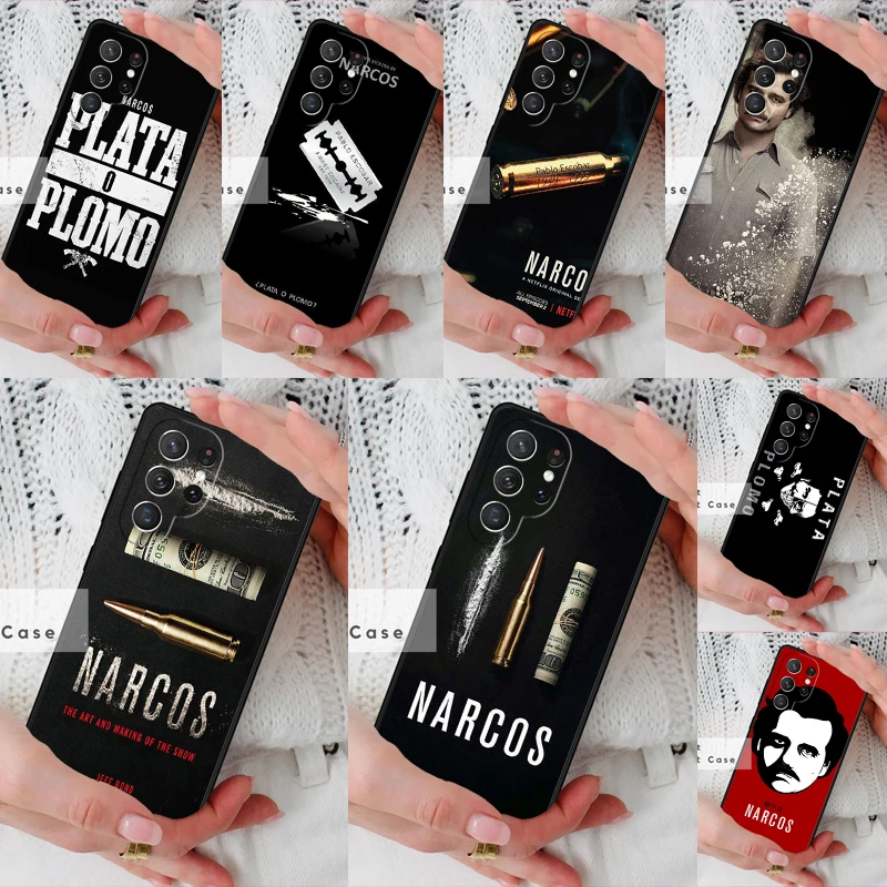 Чехол для телефона Plata O Plomo Narcos Pablo для Samsung Galaxy S26 Ultra S20 FE Note 10 S24 S23 S21 S25 Plus S22