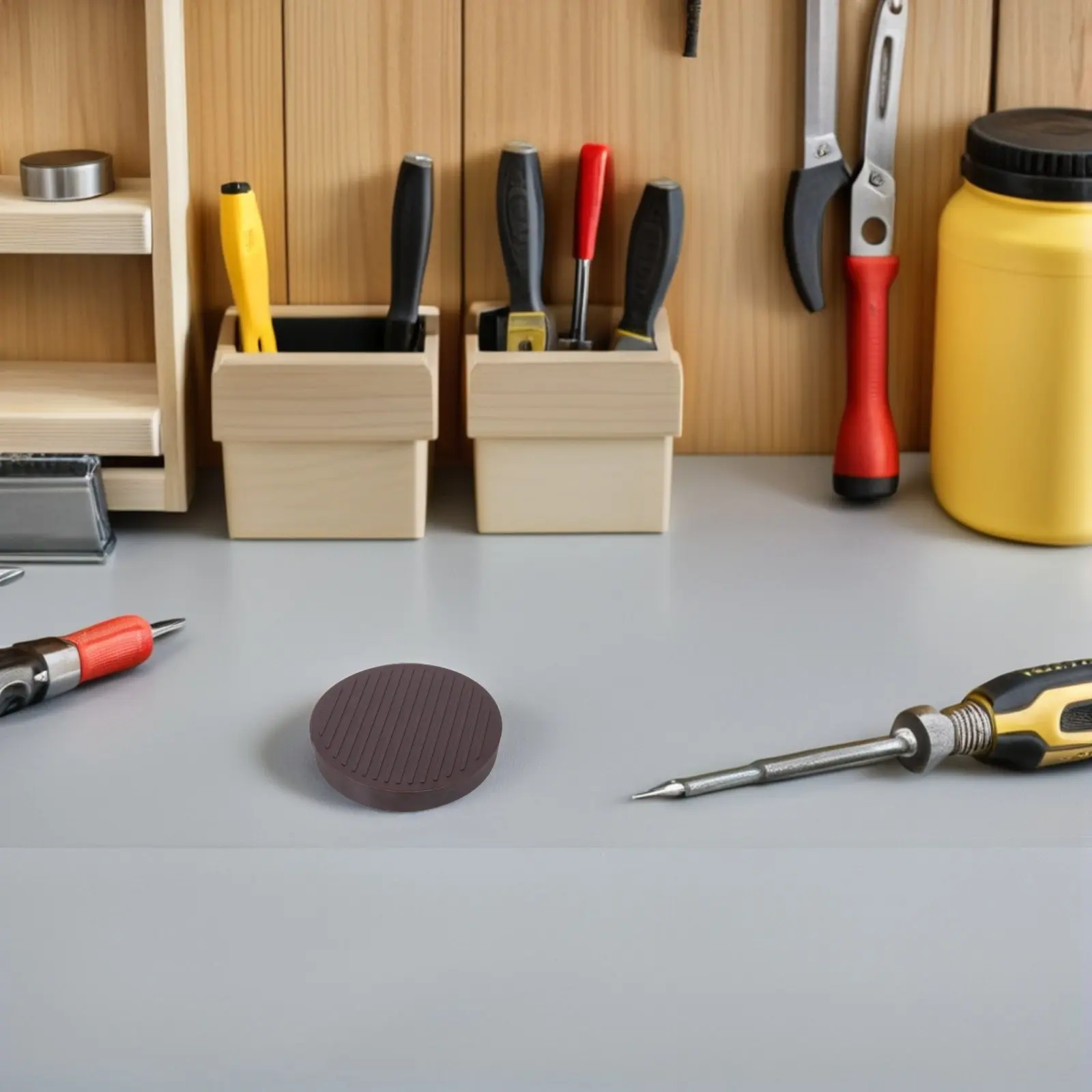 

8Pcs Rubber Anti Slide Furniture Caster Cups Round Pads Floor Protectors for Beds Sofas Chairs Couch Stoppers Rubber Caster Cups