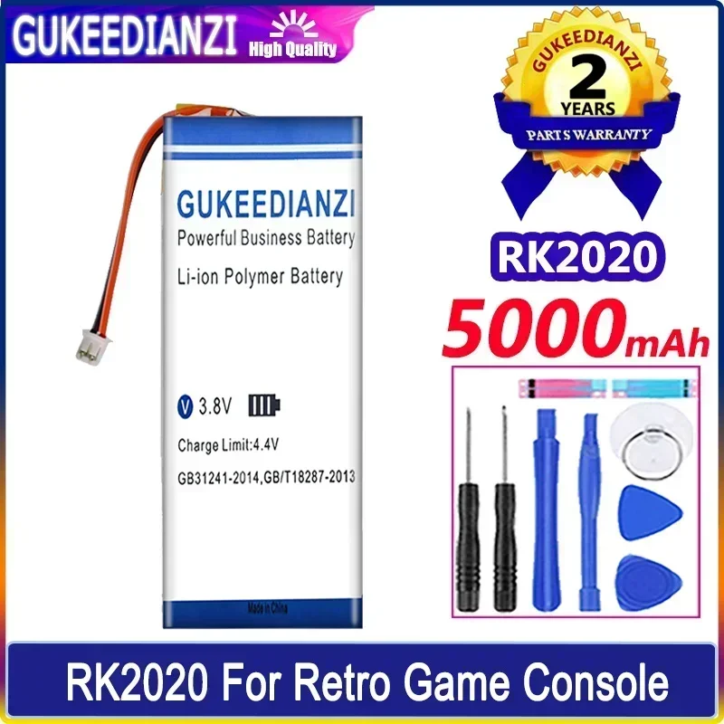 

Large Capacity Replacement Batteries 5000mAh For Retro Handheld RK2020 Game Console Battery