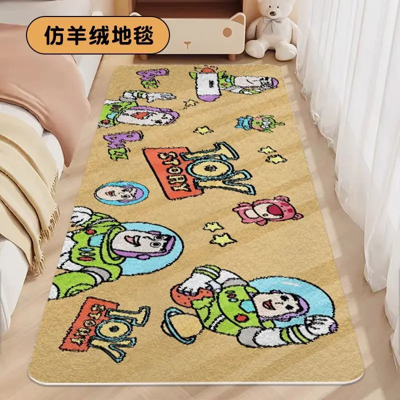 

Disney Animation Toy Story Buzz Lightyear Home Plush Creative Rug for Living Room Children's Bedroom Bedside Decoration Carpet