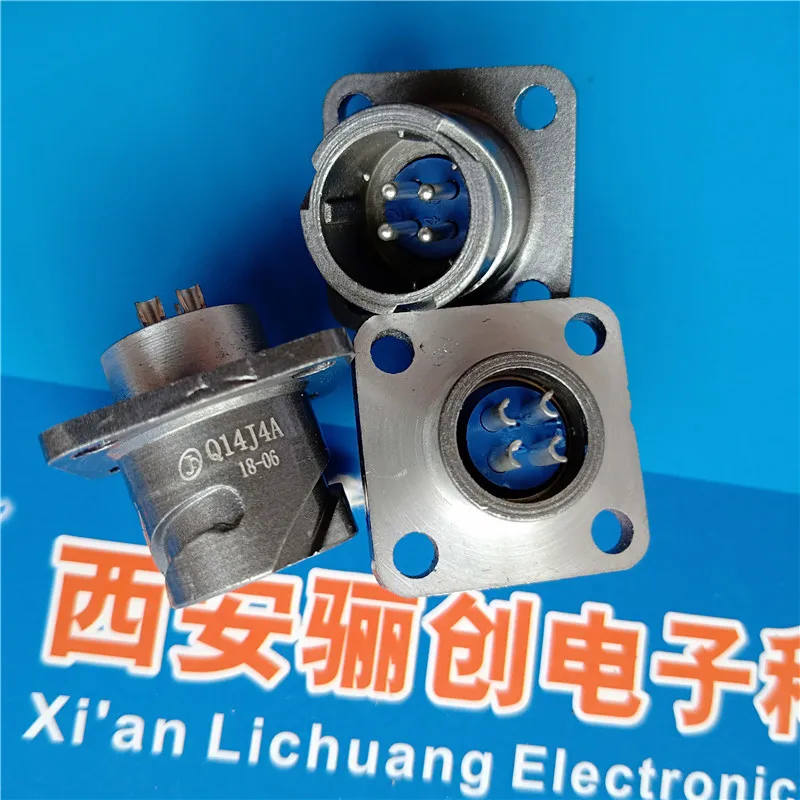 Q round connector plug Q14K4P, Q14K4PJ socket Q14J4A