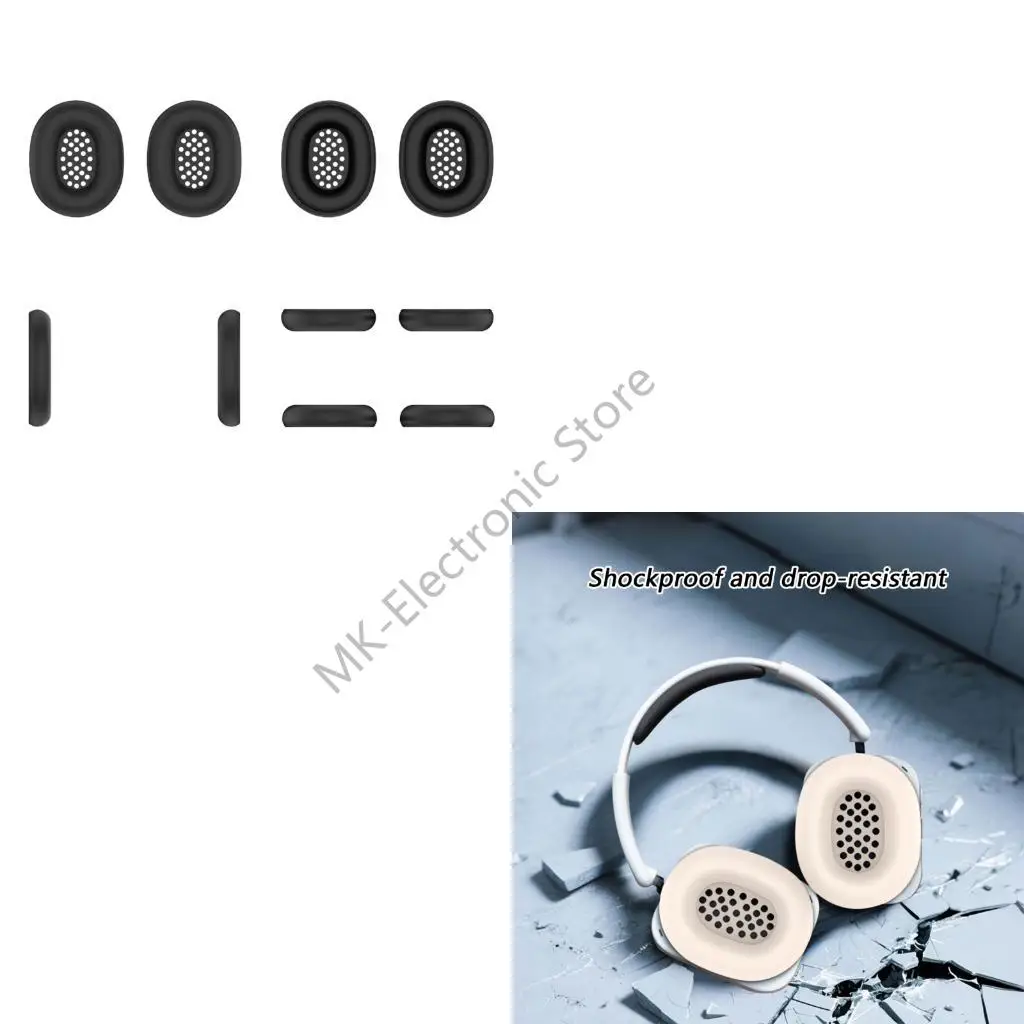 R2LF Anti-Rutsch-Ohrpolster-Schutzhülle für Kopfhörer (1) Längere Tragedauer