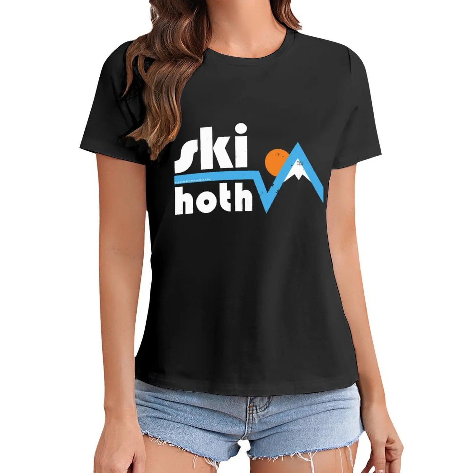 

Ski Hoth Active T-Shirt vintage summer clothes Women's summer blouses 2024