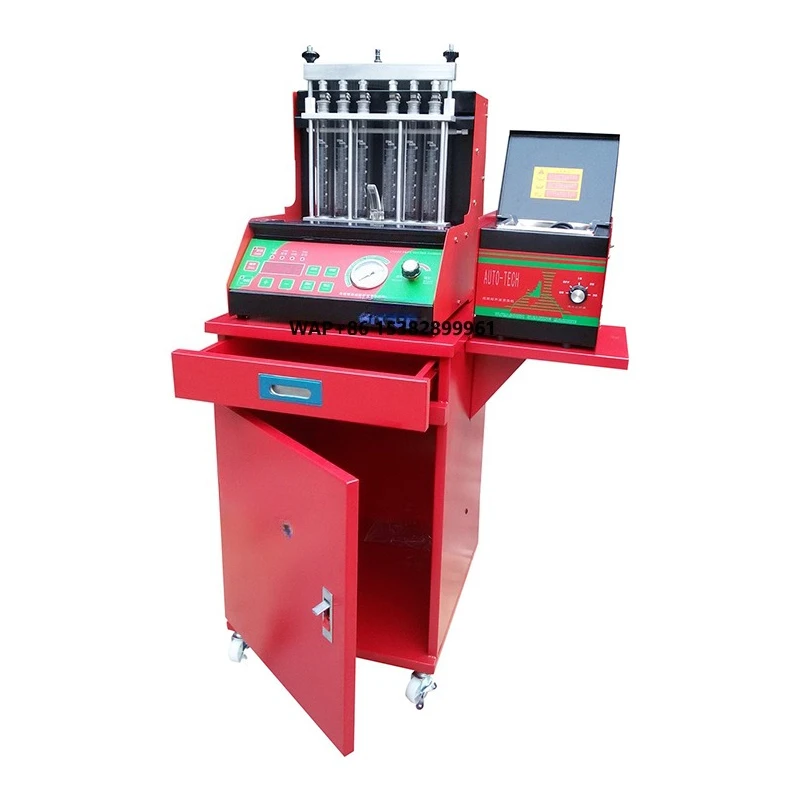 

8-цилиндровый анализатор топливных форсунок, очиститель топливных бензиновых форсунок, тестер, ультразвуковой очиститель и тестер