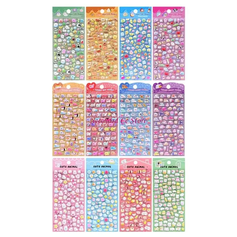 

N3UC многоразовая маленькая наклейка для чехла для телефона, ноутбука, ручная работа, милая пухлая наклейка для детей, наклейка