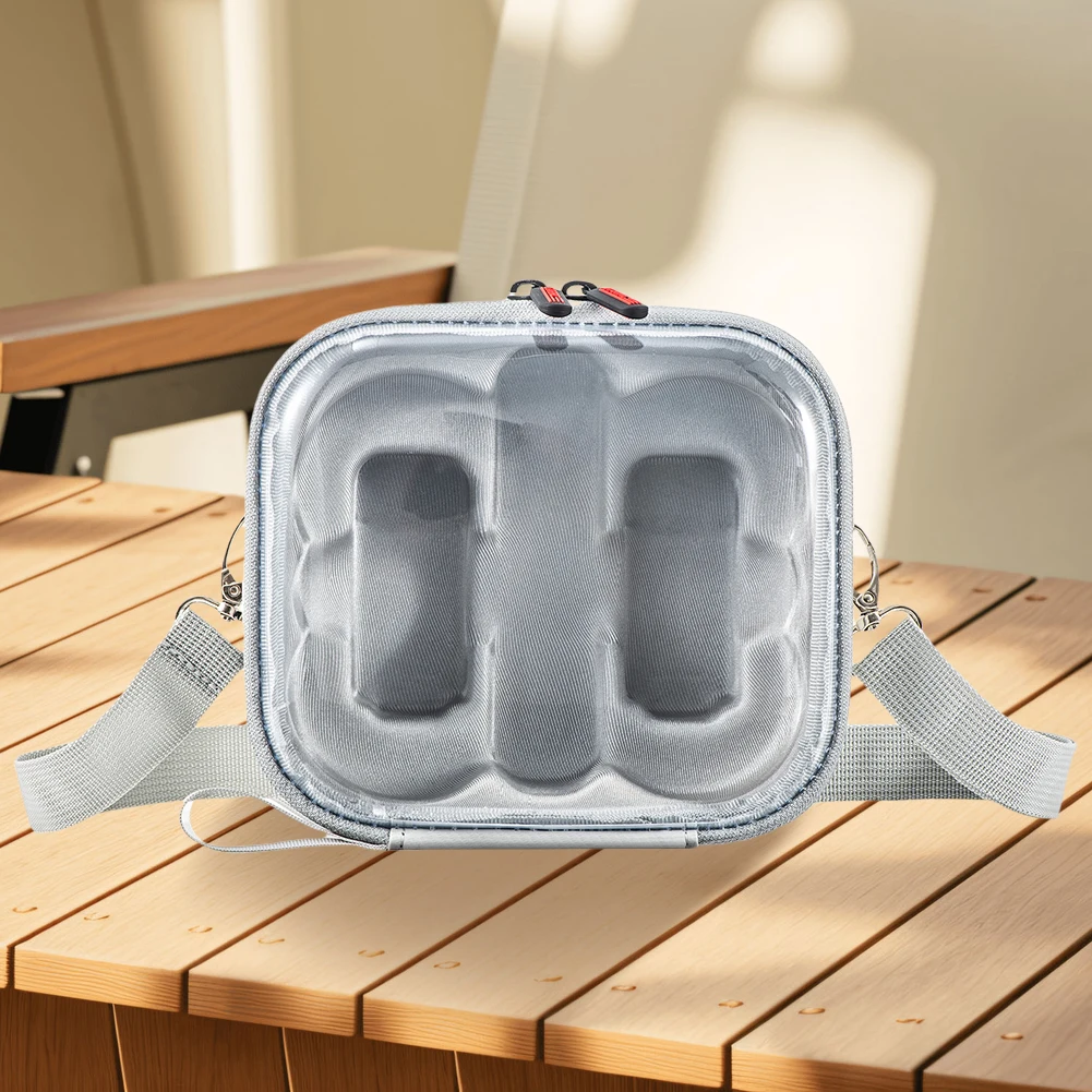 Portable Carrying Case Shockproof Transparent Shoulder Bag Splashproof Travel Case Anti-scratch for DJI Neo Drone & Batteries