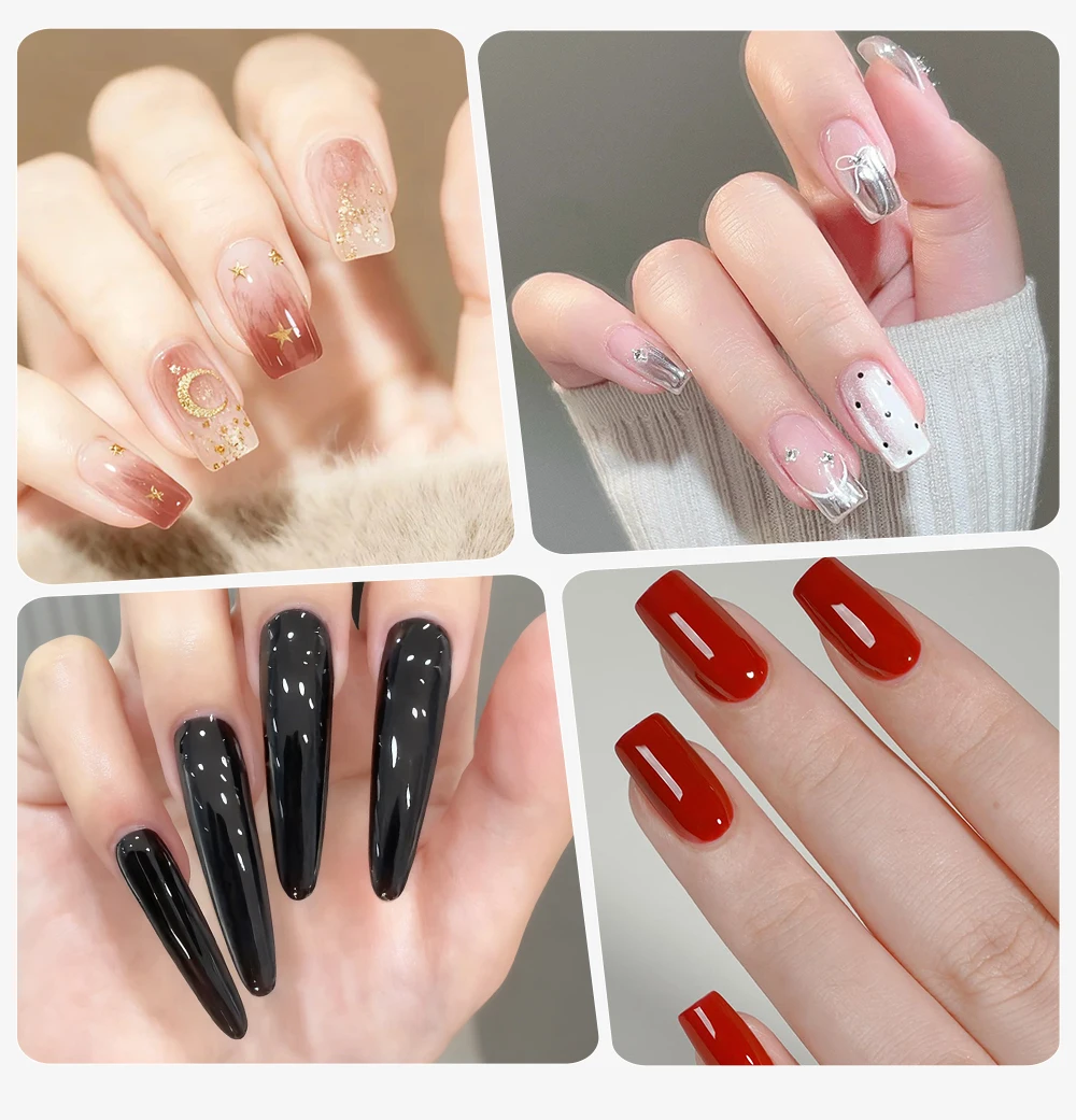 Nailpop HEMA/TPO Free Top Base Coat Gel-Nagellack, 15 ml, klar, losweken, UV/LED, ausgehärtet, professioneller Kunstsalon, Heimgebrauch, langlebig, 1 Stück – Detail 6