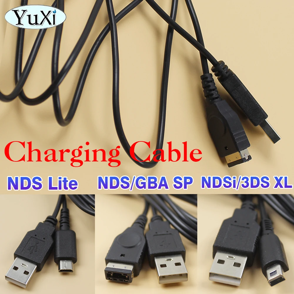 

1Pc for Nintend DS Lite NDSL USB Data Charging Charge Power Cable Cord For NDSi NDS New 3DS XL LL For Gameboy Advance SP GBA SP