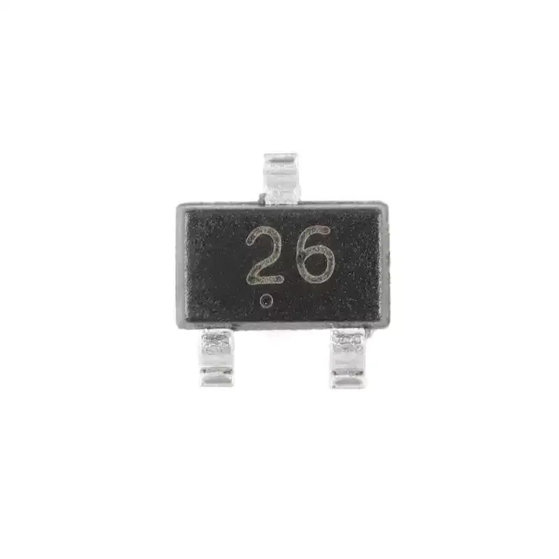 (100 pcs) DTC144EUA-TP SOT-323 (Marking 26) - Digital Transistor NPN Pre-Biased 50V 100mA 47kΩ