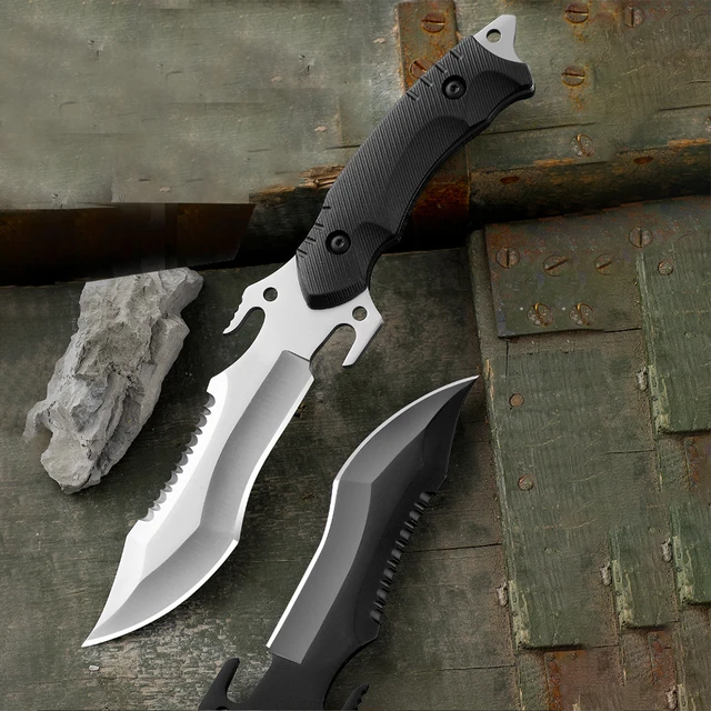 High Quality Cnc Cutting Edge Tactical Hunting Edc Knife Swiss Army Knife Self Defense Combat Military Bushcraft Survival Tool Knife AliExpress