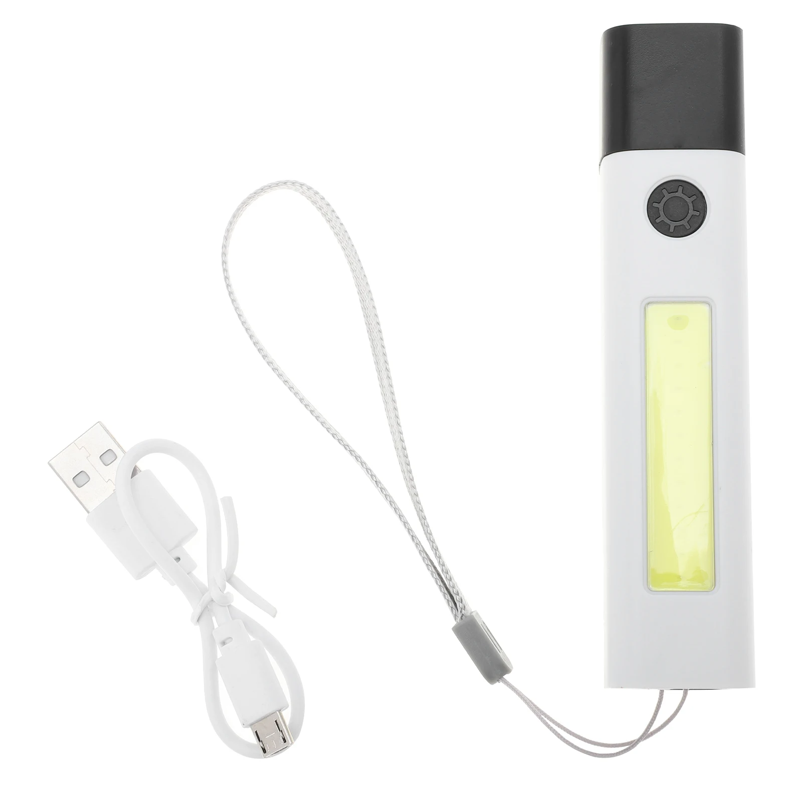 

Strong Light Portable Flashlight USB Rechargeable High Brightness Side Light Torch Outdoor Lighting Camping Hiking Hunting