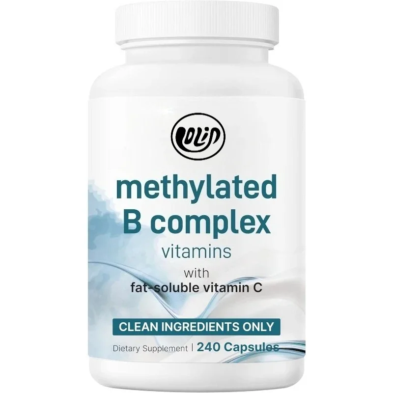 Methylated B Complex Capsule Support Energy Generation & Neurological Health — Methylfolate B12,Thiamine and Vitamin C