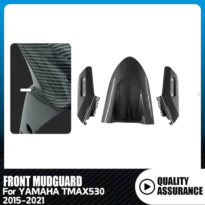 

For Yamaha TMAX 530 TMAX530 tmax 530 2015-2021 ABS Carbon Fiber Paint Motorcycle Front Tire Wheel Fender Mudguard Splash Guard