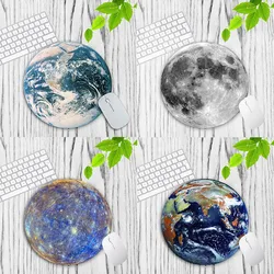 Mrgbest earth lunar planet teppich schreibtisch matte pc zubehör büro mauspad tisch kissen maus matten pad auf dem tisch tastatur pad