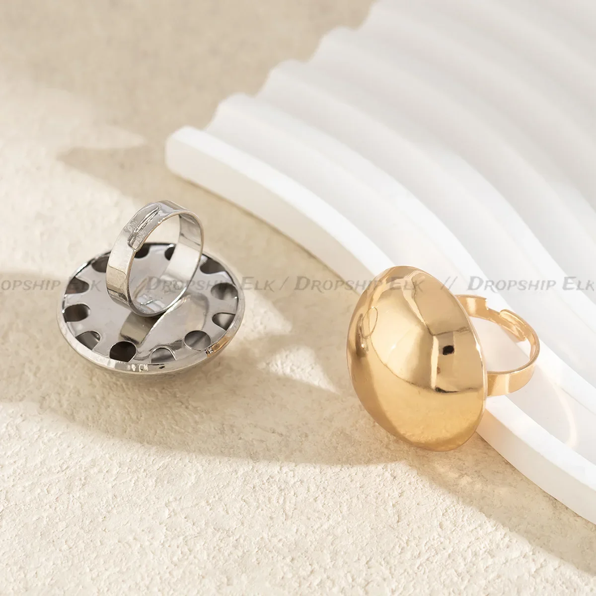 Модные ювелирные изделия, европейский и американский дизайн, нерегулярные массивные большие геометрические кольца для женщин, подарки на вечеринку, преувеличенные аксессуары